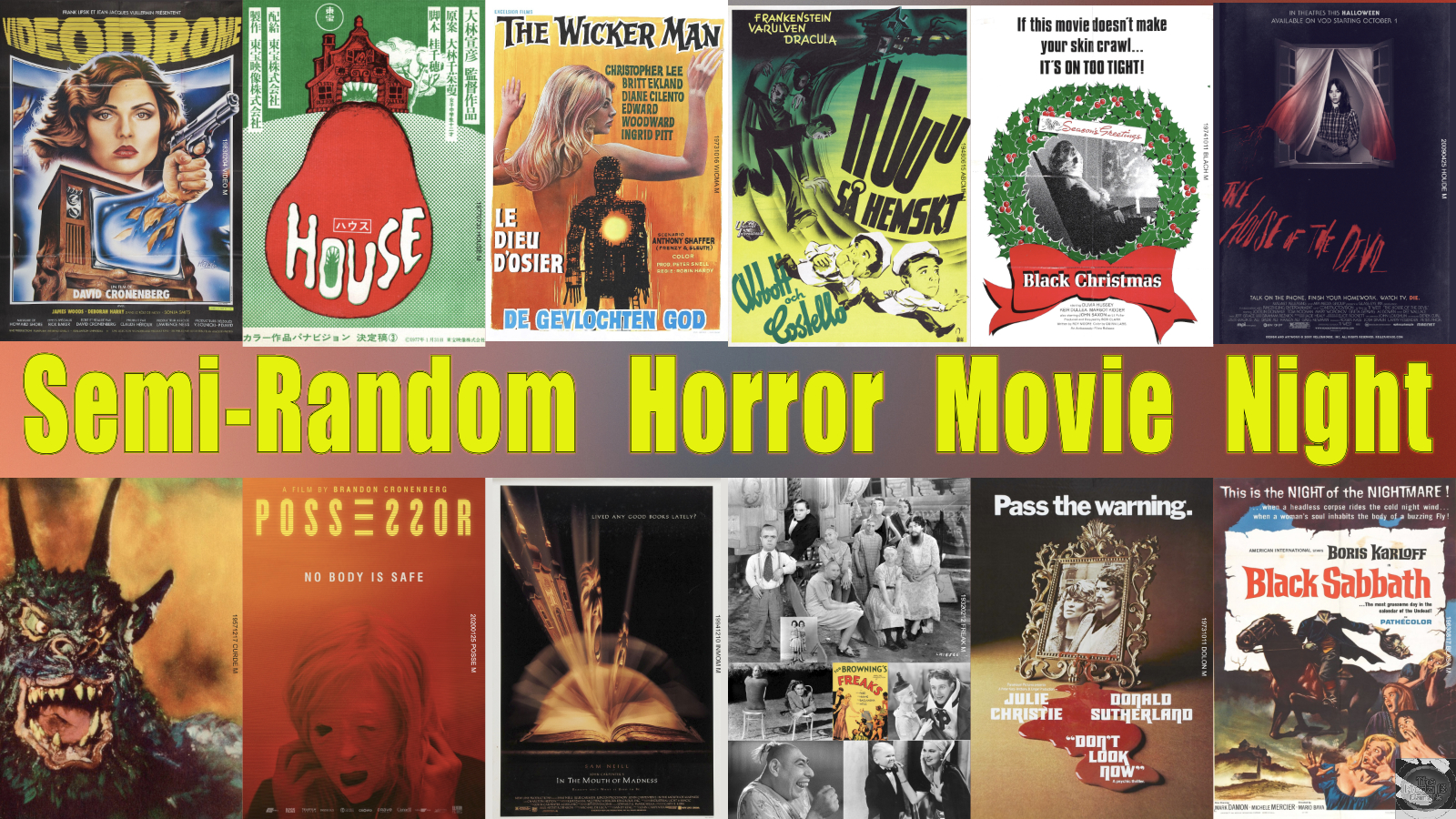 Semi-Random Horror Movie Night