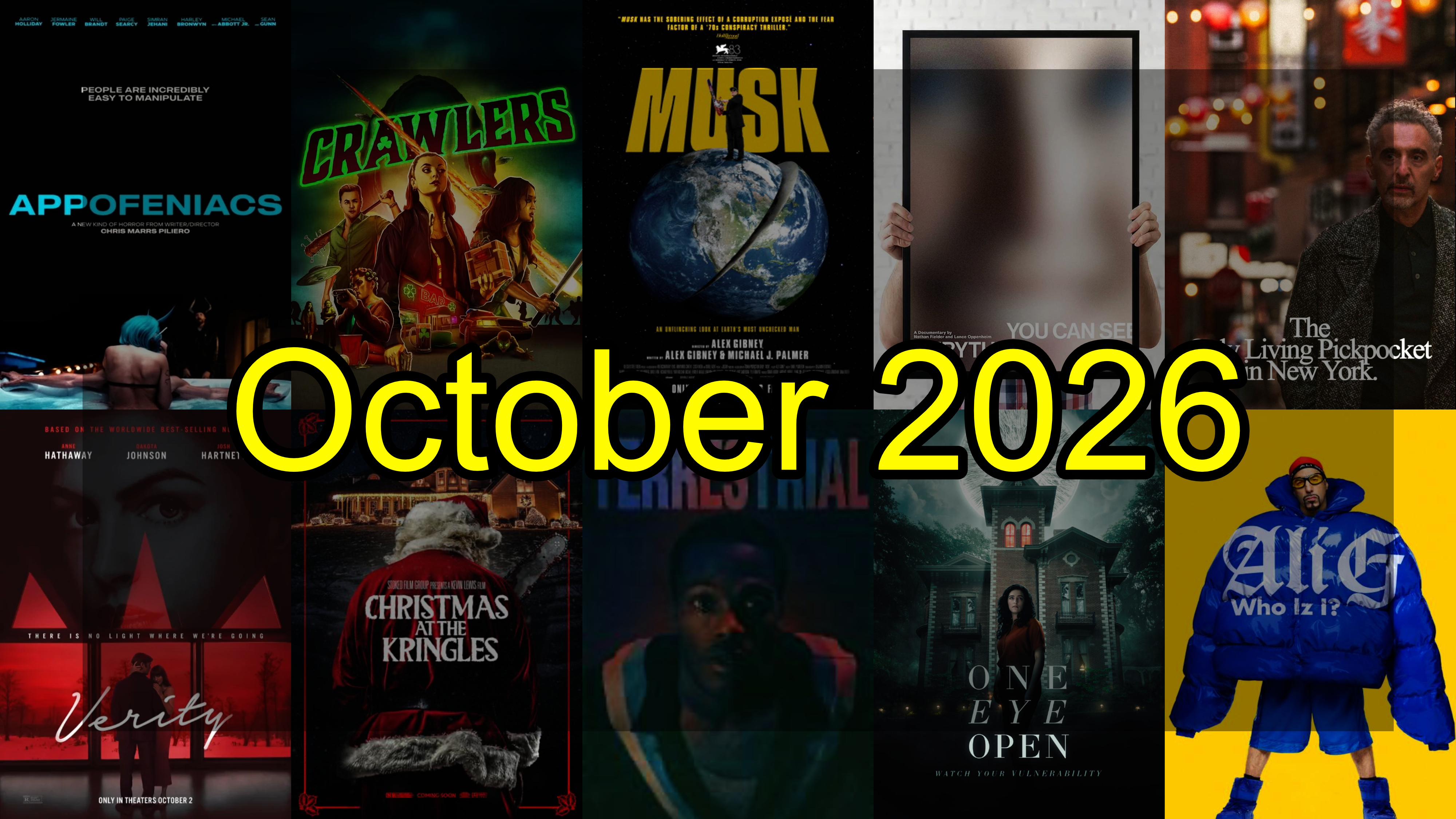 New Movie Trailer Reel for October 2026